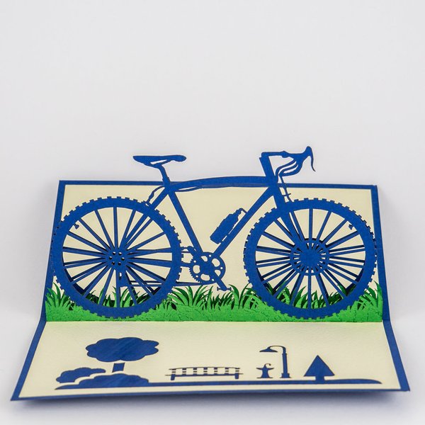 Fahrrad (blau)