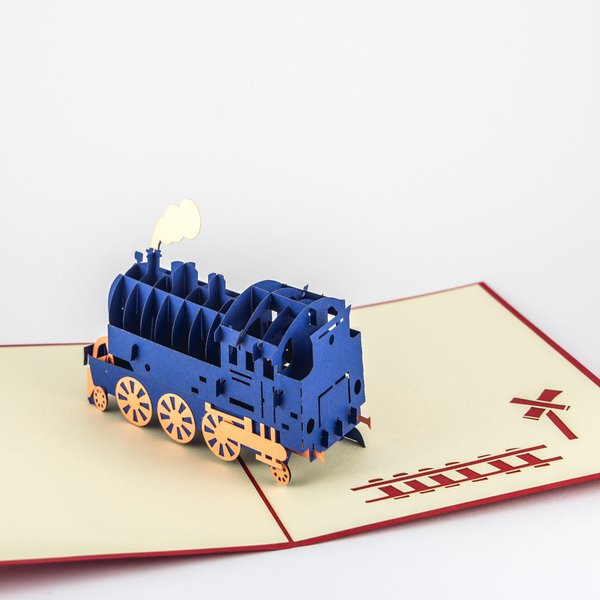 Lok/Lokomotive (blau/gelb)